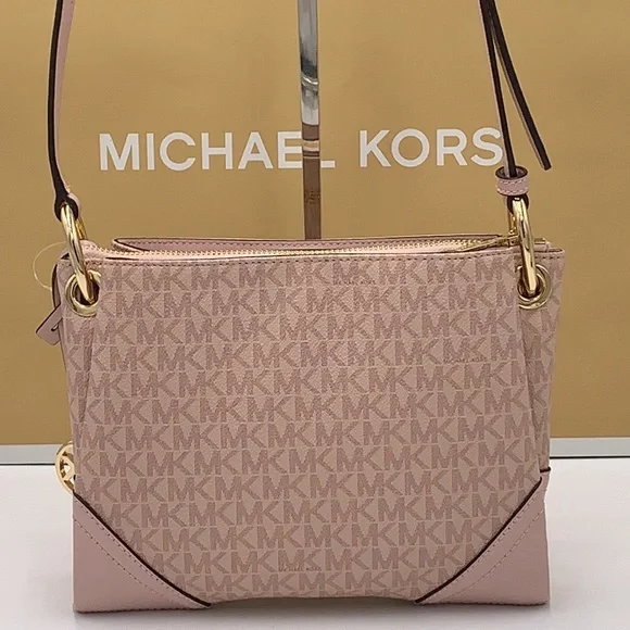 MICHAEL KORS NICOLE LG TRIPLE COMPARTMENT CROSSBODY - Picture 7 of 16